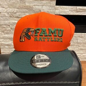 Brand New Era FAMU Rattlers Orange and Green Cap adjustable